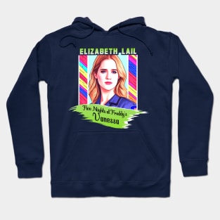 five nights at freddy's movie 2023 Elizabeth Lail as Vanessa graphic design Hoodie